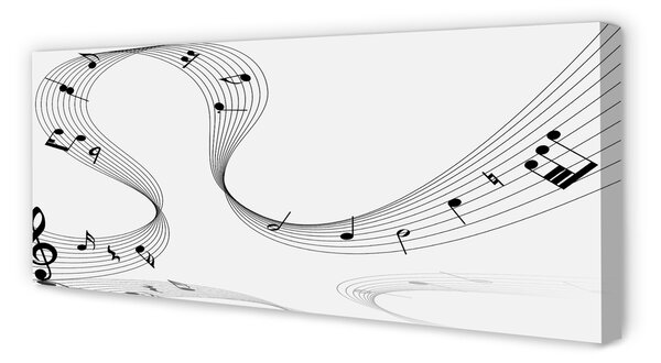 Fotoobraz na płótnie Symbol Muzycznej Harmonii