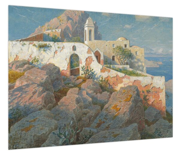Obraz - William Stanley Haseltine, Santa Maria a Cetrella, Anacapri, reprodukcje (70x50 cm)