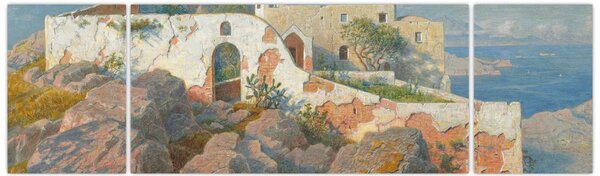 Obraz - William Stanley Haseltine, Santa Maria a Cetrella, Anacapri, reprodukcje (170x50 cm)