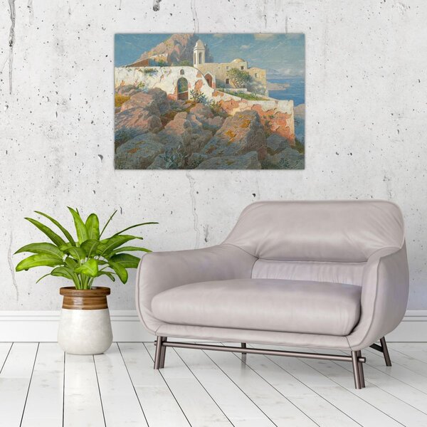 Obraz - William Stanley Haseltine, Santa Maria a Cetrella, Anacapri, reprodukcje (70x50 cm)