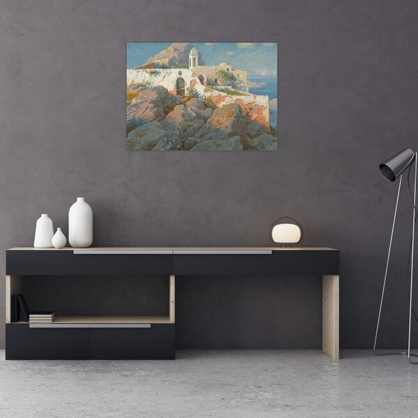 Obraz - William Stanley Haseltine, Santa Maria a Cetrella, Anacapri, reprodukcje (70x50 cm)