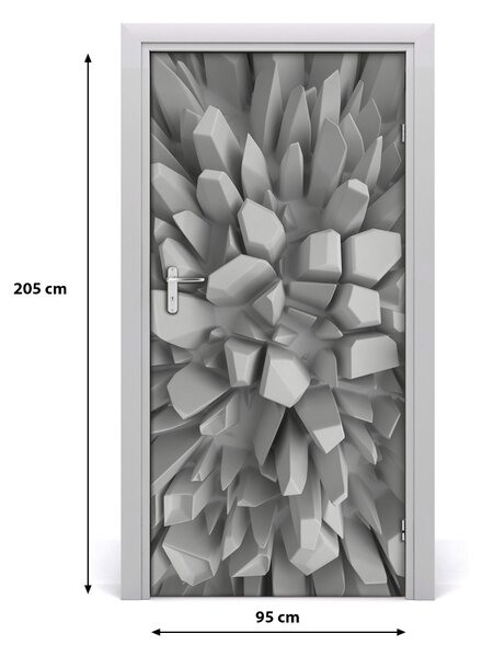 Naklejka samoprzylepna na drzwi Abstrakcja 3D