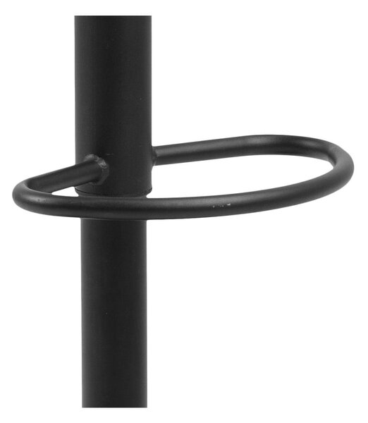 Szary tapicerowany hoker z regulowaną wysokością (wysokość siedziska 62 cm) Finch – Actona