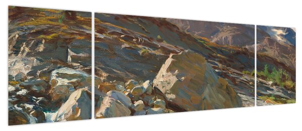 Obraz - John Singer Sargent, Simplon Pass, reprodukcje (170x50 cm)