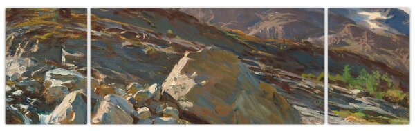Obraz - John Singer Sargent, Simplon Pass, reprodukcje (170x50 cm)