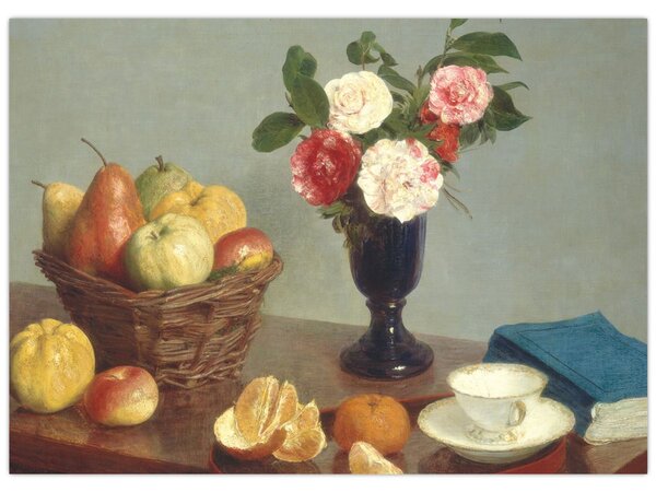 Obraz - Henri Fantin-Latour, Still Life, reprodukcje (70x50 cm)