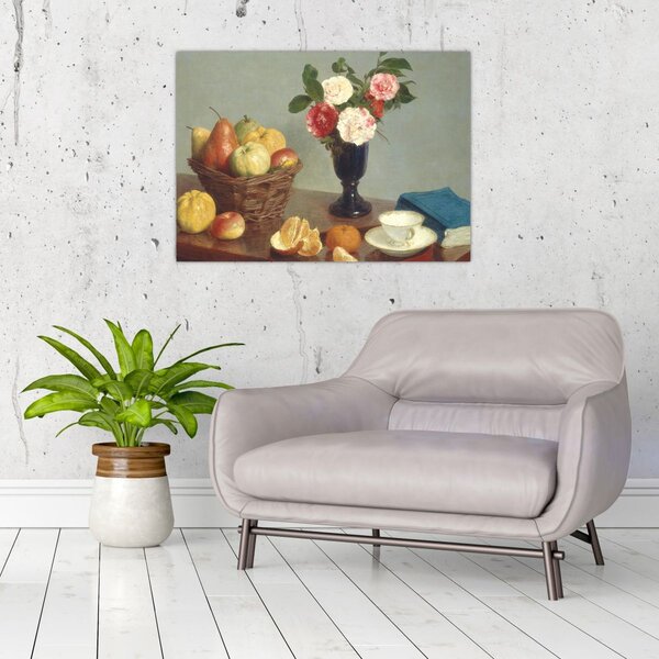 Obraz - Henri Fantin-Latour, Still Life, reprodukcje (70x50 cm)