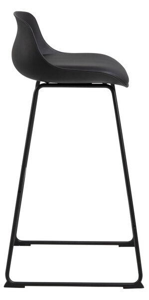 Czarny hoker (wysokość siedziska 76 cm) Tina – Actona