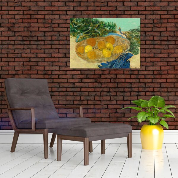 Obraz - Vincent van Gogh, Still Life of Oranges and Lemons with Blue Gloves, reprodukcje (70x50 cm)