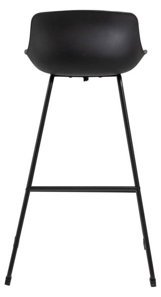 Czarny hoker (wysokość siedziska 76 cm) Tina – Actona