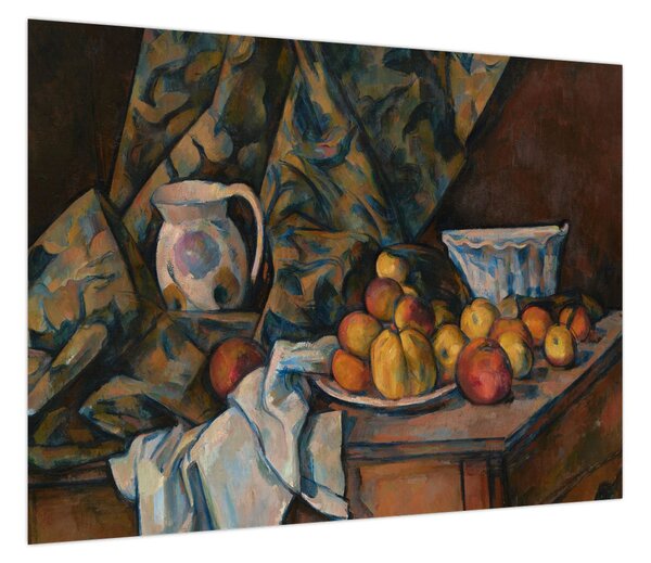 Obraz - Paul Cézanne, Still Life with Apples and Peaches, reprodukcje (70x50 cm)