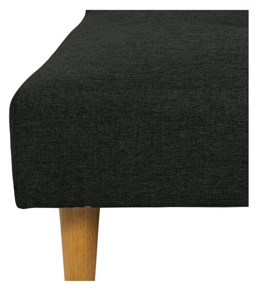 Ciemnoszara sofa rozkładana Bonami Essentials Matylda