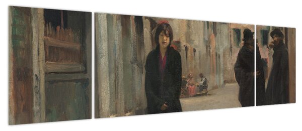 Obraz - John Singer Sargent, Street in Venice, reprodukcje (170x50 cm)