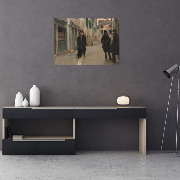 Obraz - John Singer Sargent, Street in Venice, reprodukcje (70x50 cm)