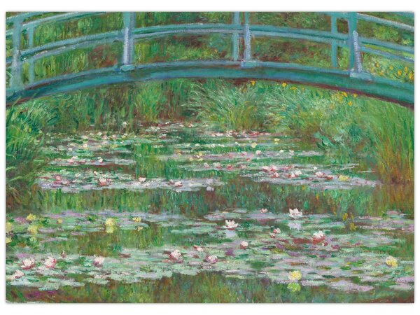 Obraz - Claude Monet, The Japanese Footbridge, reprodukcje (70x50 cm)