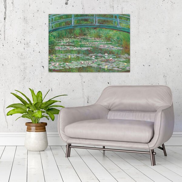 Obraz - Claude Monet, The Japanese Footbridge, reprodukcje (70x50 cm)