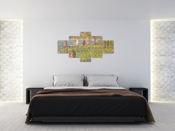 Obraz - Georges Seurat, Study for "La Grande Jatte", reprodukcje (125x70 cm)