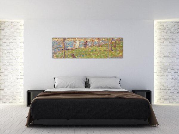 Obraz - Georges Seurat, Study for "La Grande Jatte", reprodukcje (170x50 cm)
