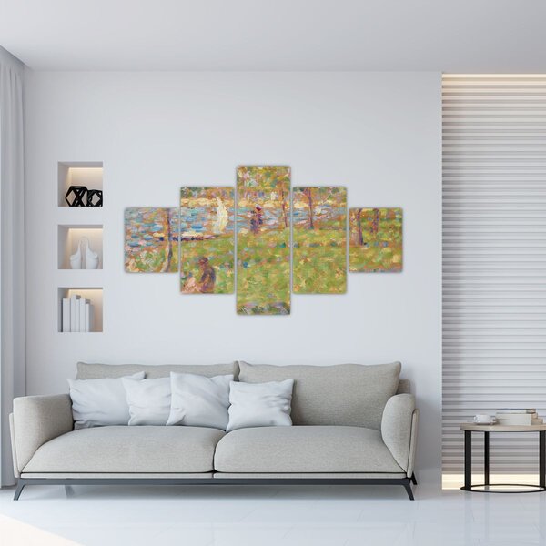 Obraz - Georges Seurat, Study for "La Grande Jatte", reprodukcje (125x70 cm)
