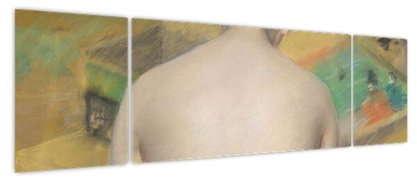 Obraz - William Merritt Chase, Study of Flesh Color and Gold, reprodukcje (170x50 cm)
