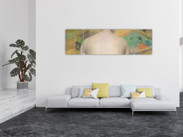 Obraz - William Merritt Chase, Study of Flesh Color and Gold, reprodukcje (170x50 cm)