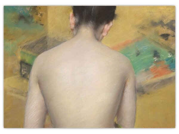 Obraz - William Merritt Chase, Study of Flesh Color and Gold, reprodukcje (70x50 cm)