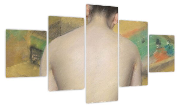 Obraz - William Merritt Chase, Study of Flesh Color and Gold, reprodukcje (125x70 cm)