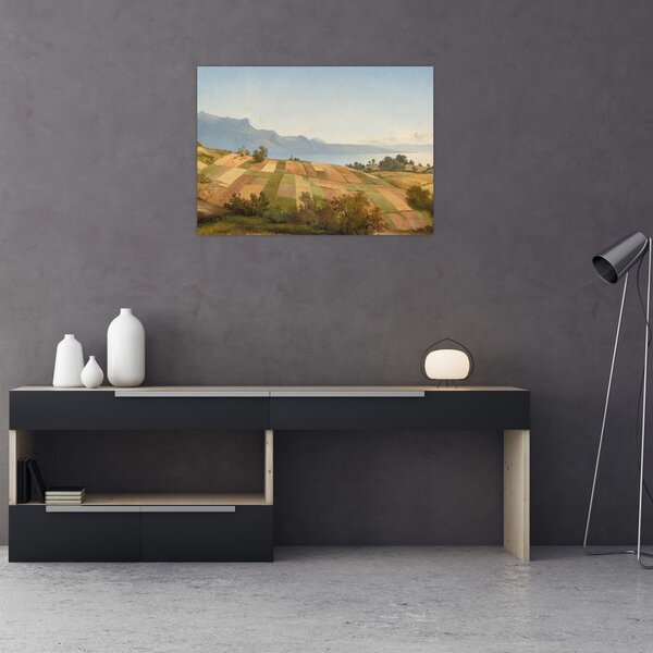Obraz - Alexandre Calame, Swiss Landscape, reprodukcje (70x50 cm)