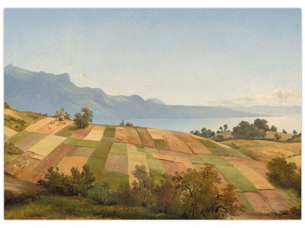 Obraz - Alexandre Calame, Swiss Landscape, reprodukcje (70x50 cm)