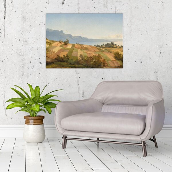 Obraz - Alexandre Calame, Swiss Landscape, reprodukcje (70x50 cm)