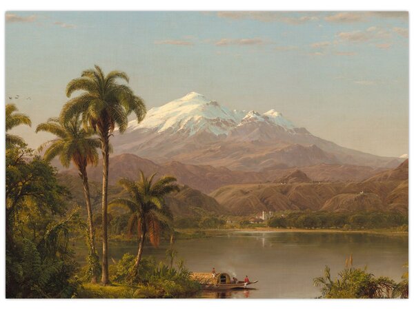 Obraz - Frederic Edwin Church, Tamaca Palms, reprodukcje (70x50 cm)