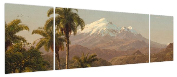 Obraz - Frederic Edwin Church, Tamaca Palms, reprodukcje (170x50 cm)