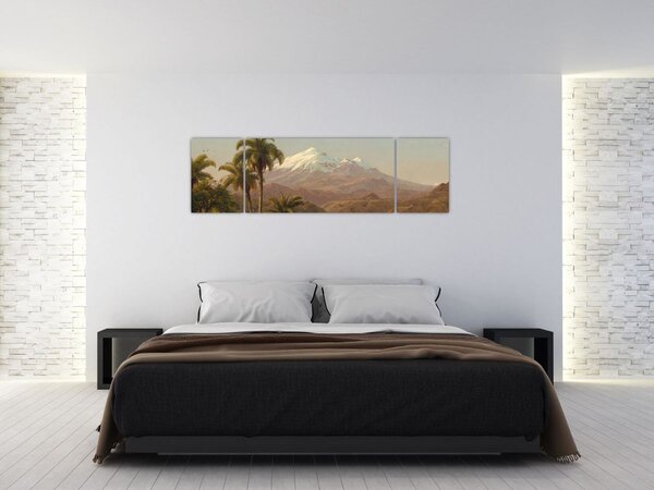 Obraz - Frederic Edwin Church, Tamaca Palms, reprodukcje (170x50 cm)