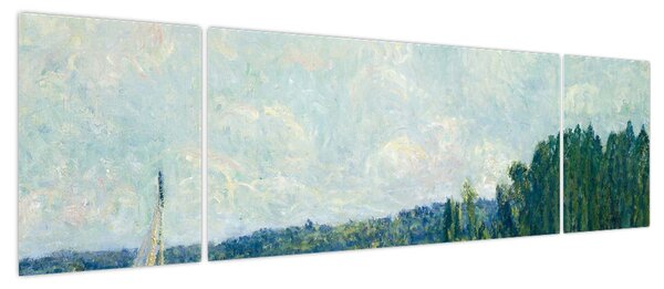 Obraz - Alfred Sisley, The Banks of the Oise, reprodukcje (170x50 cm)
