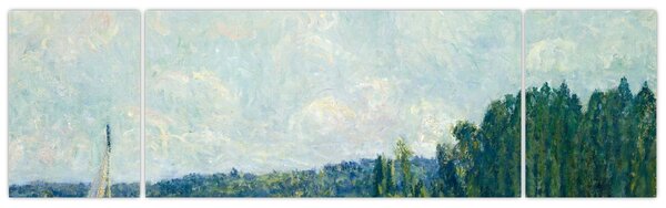 Obraz - Alfred Sisley, The Banks of the Oise, reprodukcje (170x50 cm)