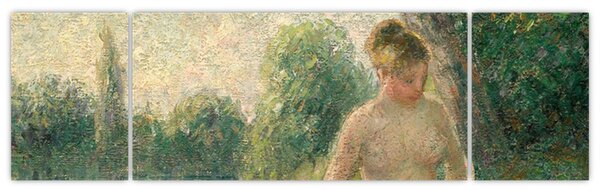 Obraz - Camille Pissarro, The Bather, reprodukcje (170x50 cm)