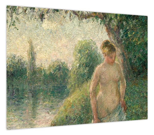 Obraz - Camille Pissarro, The Bather, reprodukcje (70x50 cm)