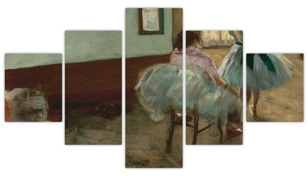 Obraz - Edgar Degas, The Dance Lesson, reprodukcje (125x70 cm)