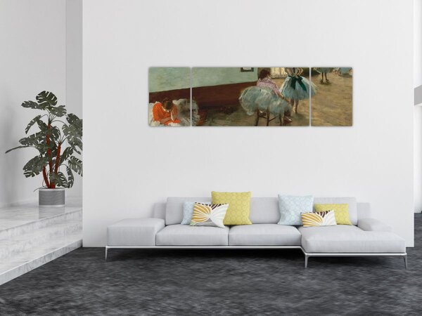 Obraz - Edgar Degas, The Dance Lesson, reprodukcje (170x50 cm)