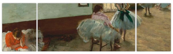 Obraz - Edgar Degas, The Dance Lesson, reprodukcje (170x50 cm)