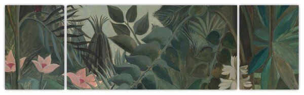 Obraz - Henri Rousseau, The Equatorial Jungle, reprodukcje (170x50 cm)