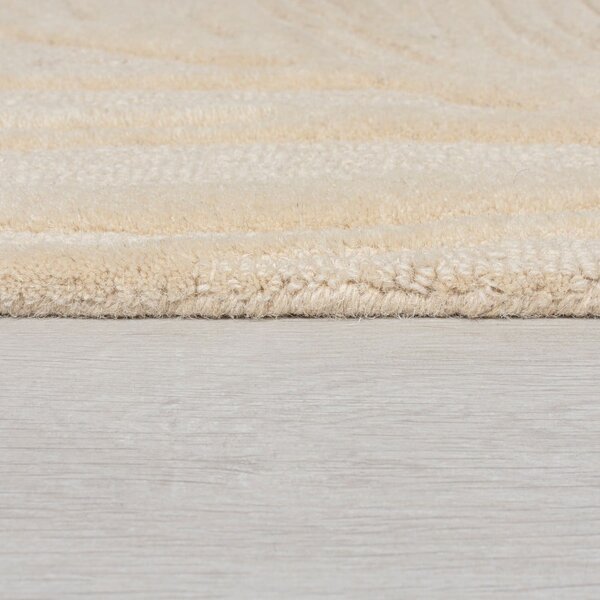 Beżowy dywan wełniany Flair Rugs Lino Leaf, 120x170 cm