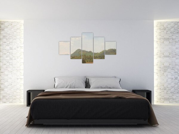 Obraz - Simon Denis, View Near Naples, reprodukcje (125x70 cm)