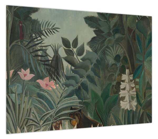 Obraz - Henri Rousseau, The Equatorial Jungle, reprodukcje (70x50 cm)