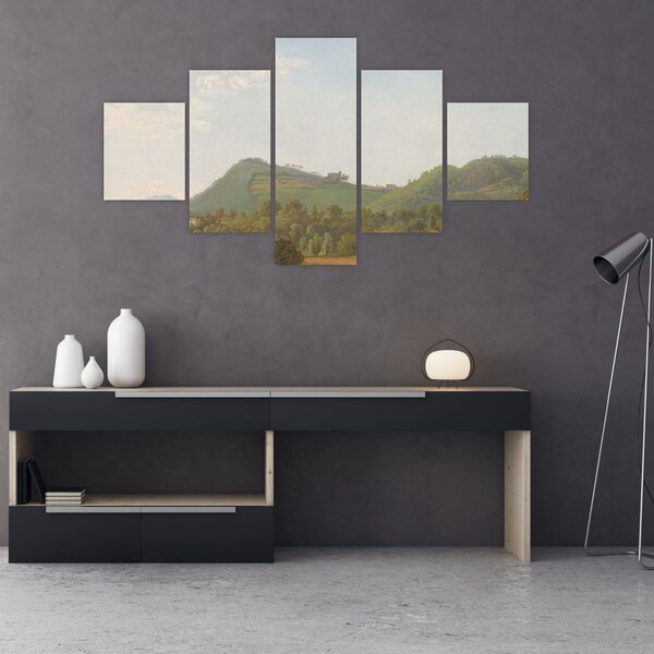 Obraz - Simon Denis, View Near Naples, reprodukcje (125x70 cm)