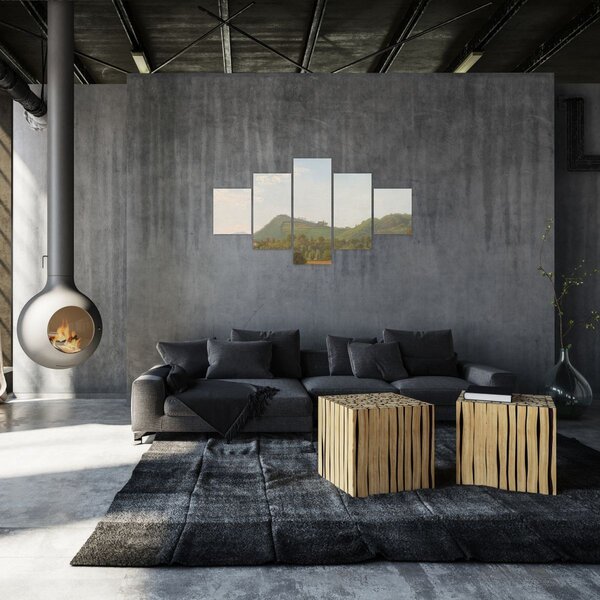 Obraz - Simon Denis, View Near Naples, reprodukcje (125x70 cm)