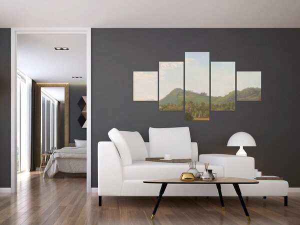 Obraz - Simon Denis, View Near Naples, reprodukcje (125x70 cm)