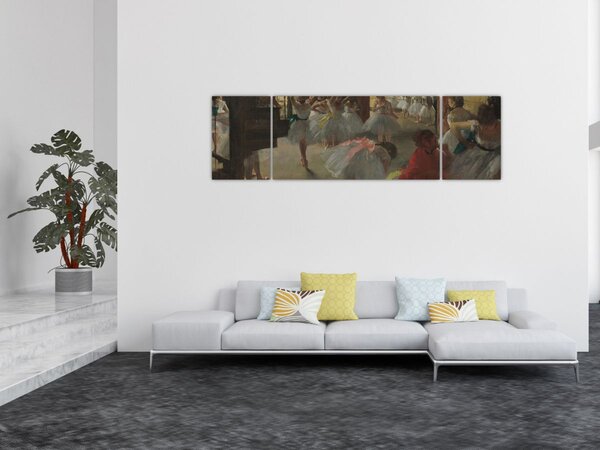 Obraz - Edgar Degas, The Dance Class, reprodukcje (170x50 cm)