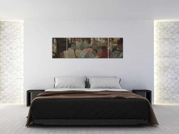 Obraz - Edgar Degas, The Dance Class, reprodukcje (170x50 cm)