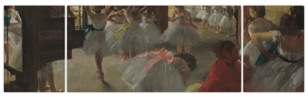 Obraz - Edgar Degas, The Dance Class, reprodukcje (170x50 cm)